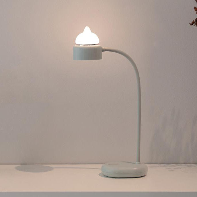 Lampe de Table à LED avec Pince et Protection des Yeux Créative Moderne avec Oreilles de Chat 