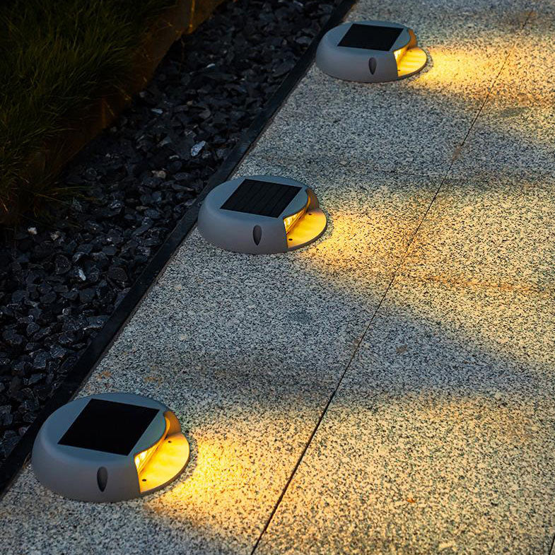 ضوء LED مدفون للممر الخارجي في الحديقة مقاوم للماء دائري حديث 