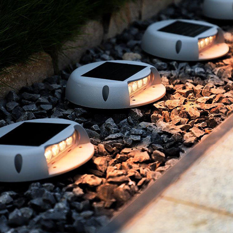 ضوء LED مدفون للممر الخارجي في الحديقة مقاوم للماء دائري حديث 