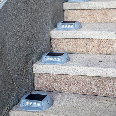 Modernes rundes wasserdichtes LED-Garten-Solarlicht für begrabene Gehwege im Freien 