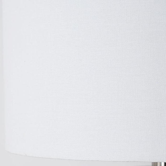 Lámpara de Mesa de 1 Luz de Tela de Tambor de Cerámica con Rayas Verdes de Lujo Nórdico 