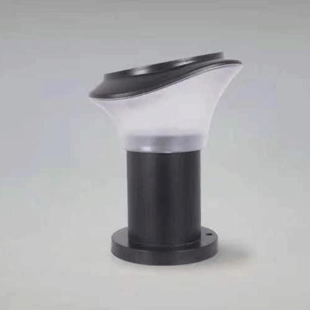 ضوء المناظر الطبيعية LED ABS رأس عمود مائل خارجي للطاقة الشمسية 