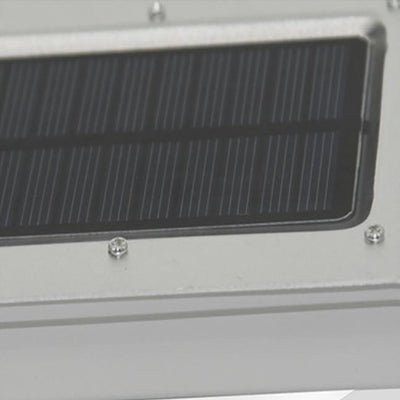 مصباح حائط خارجي مزود بلوحة شمسية مربعة LED وتحكم ذكي لمنطقة الفناء 