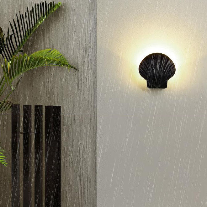 Moderne kreative Schalendesign-Aluminium-LED-wasserdichte Wandleuchte 