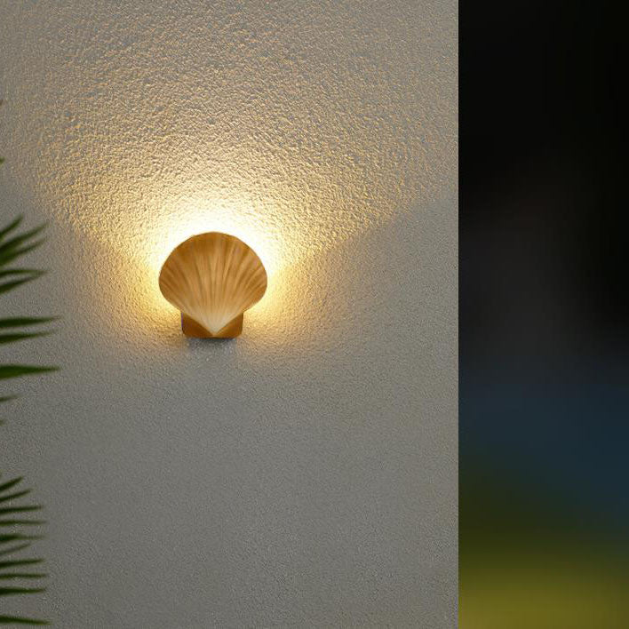 Moderne kreative Schalendesign-Aluminium-LED-wasserdichte Wandleuchte 