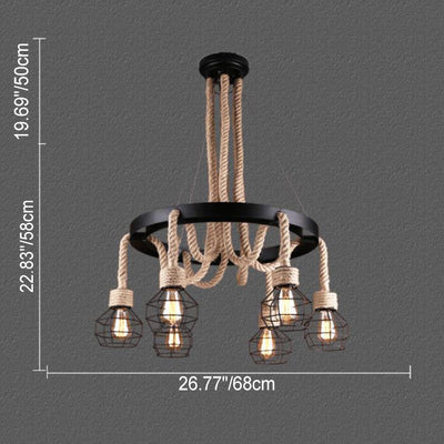 Nordic Creative Straight Row LED-Kronleuchter 