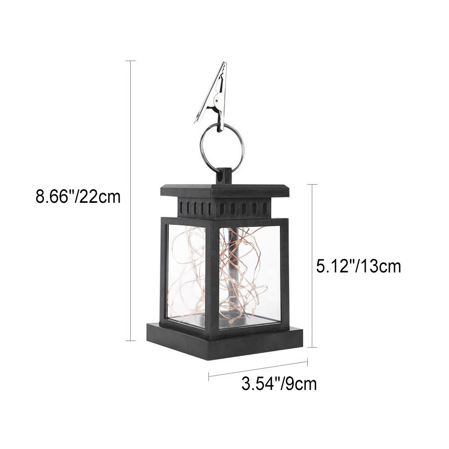 Lumières LED Extérieures Étanches en ABS avec Bougie Solaire Étoile Moderne 