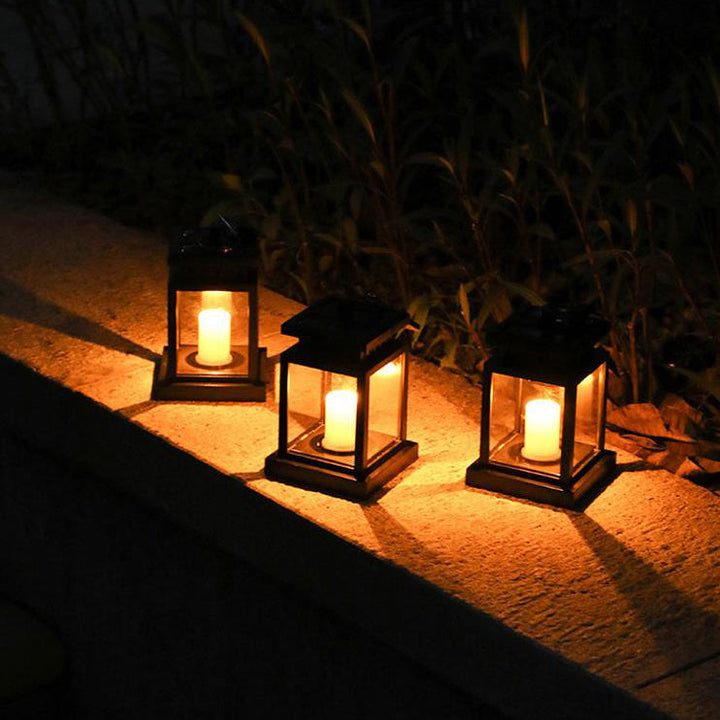 Lumières LED Extérieures Étanches en ABS avec Bougie Solaire Étoile Moderne 
