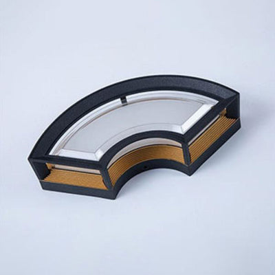 Applique Murale Carrée en Aluminium Imperméable Contemporaine avec LED pour Patio Extérieur 