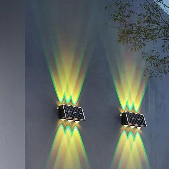 Zeitgenössische industrielle wasserdichte ABS-Säulen-LED-Wandleuchte für die Terrasse im Freien 