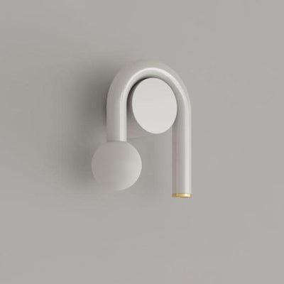Contemporary Simplicity Geometric Iron U-shaped Line 2-Light Wall Sconce Lamp For Living Room
