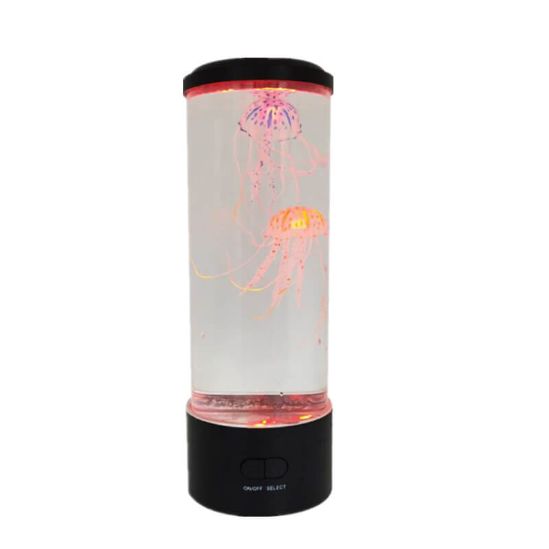 Colorful Jellyfish Night Lamp Cylindrical LED Night Light