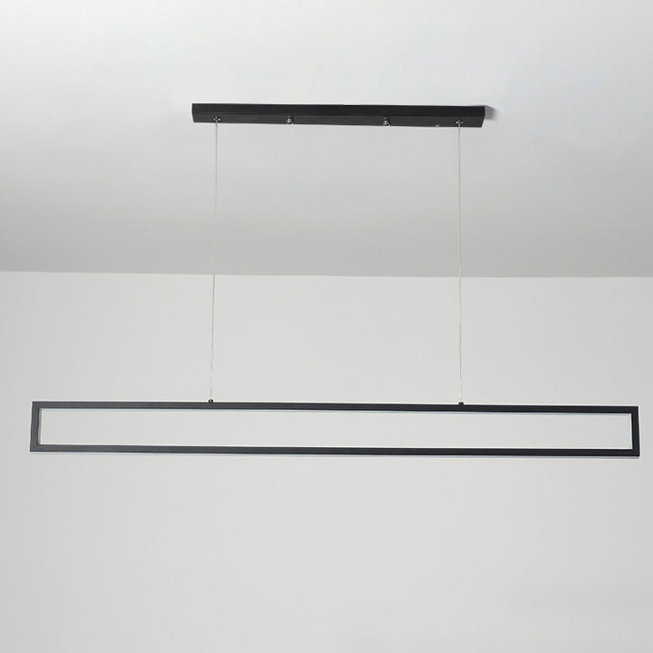 Modern Minimalist Long Frame LED Chandelier