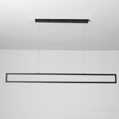 Modern Minimalist Long Frame LED Chandelier