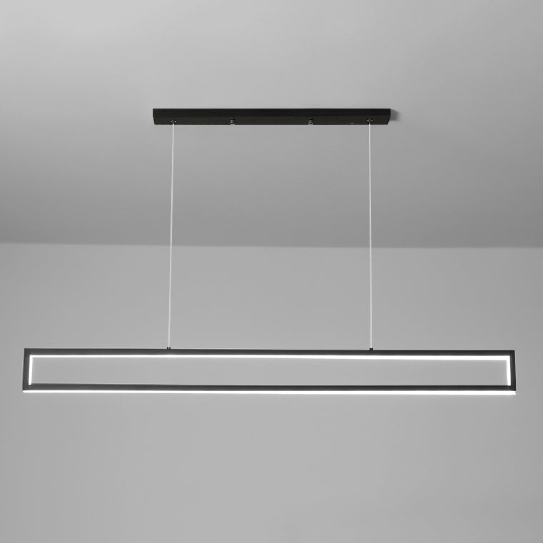 Modern Minimalist Long Frame LED Chandelier