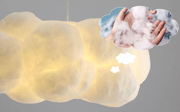 Schwebende Wolke 1-Licht LED Pendelleuchte 