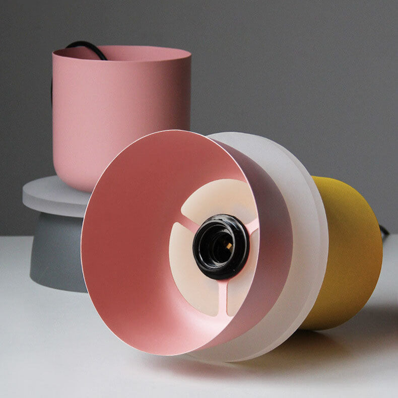 Luminaire suspendu à DEL à 1 lumière Macaron coloré nordique 