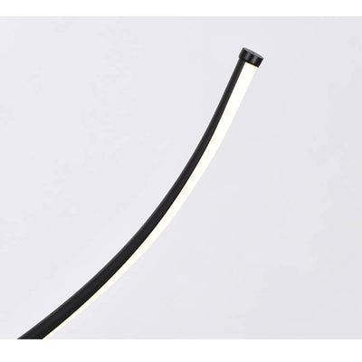 Minimalistische Linie 1-Licht Biegung Linie LED Stehlampen 