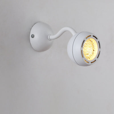 Minimalist Iron Dome Shade Mini Rotatable LED Wall Sconce Lamp