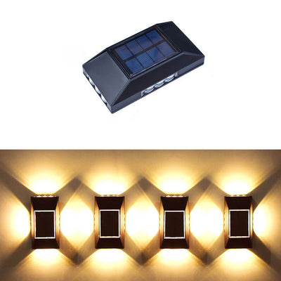 مصباح حائط شمسي LED للإضاءة الخارجية في الحديقة 