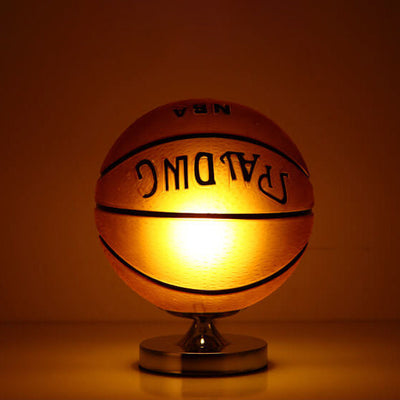 Children's Creative Sports Ball Design 1-Light Table Lamp