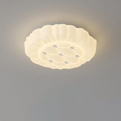 Plafonnier LED en forme d'oreiller PE à simplicité moderne pour le salon 