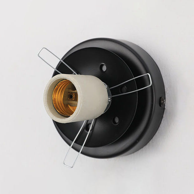 Applique murale à une lumière avec orbe en verre créatif nordique 