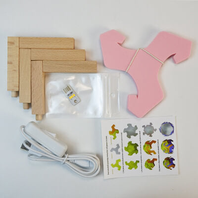 DIY Mondlampe LED Nachtlicht USB Dekorative Tischlampe 