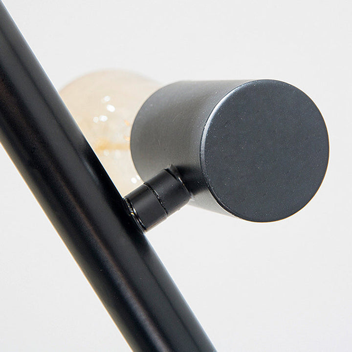 Zeitgenössische Retro Hardware Linear Rahmen Glas Schatten 6/8/10-Licht Insel Licht Kronleuchter Für Esszimmer 