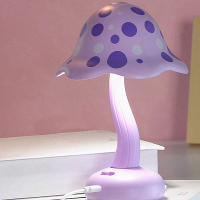 USB-aufladbare LED-Tischlampe für moderne kreative Pilzkinder 