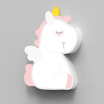 Kreative Cartoon-Kaninchen-Einhorn-Kind-LED-Wandleuchte-Lampe