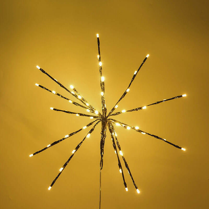 أضواء الألعاب النارية LED الحديثة للطاقة الشمسية في الهواء الطلق لإدراج الحديقة في الأرض 