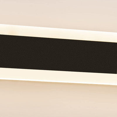 Modern Minimalist Long Bar Iron Acrylic LED Wall Sconce Lamp