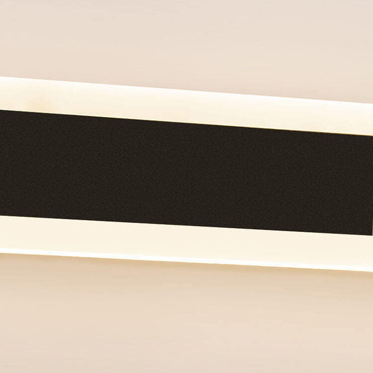 Modern Minimalist Long Bar Iron Acrylic LED Wall Sconce Lamp