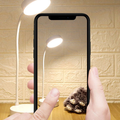Lampe de table LED pliable à 1 lumière avec chargement USB créatif 