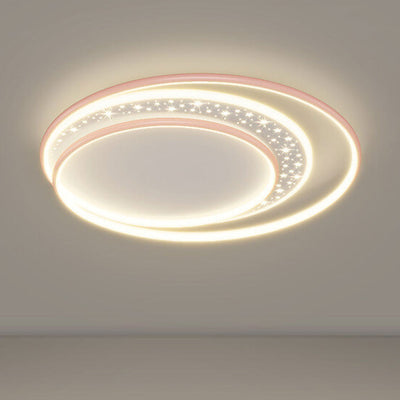 Nordic Creative Simple Circle Tangent Gypsophila Dekorationsdesign LED Unterputzleuchte 