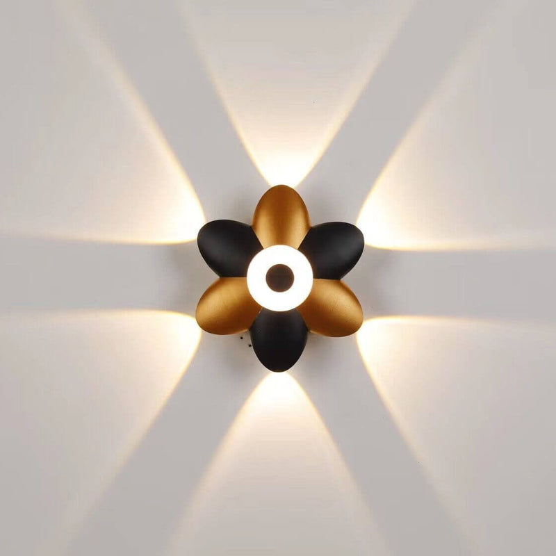 مصباح جداري LED مضيء بتصميم عصري وإبداعي من الألومنيوم 
