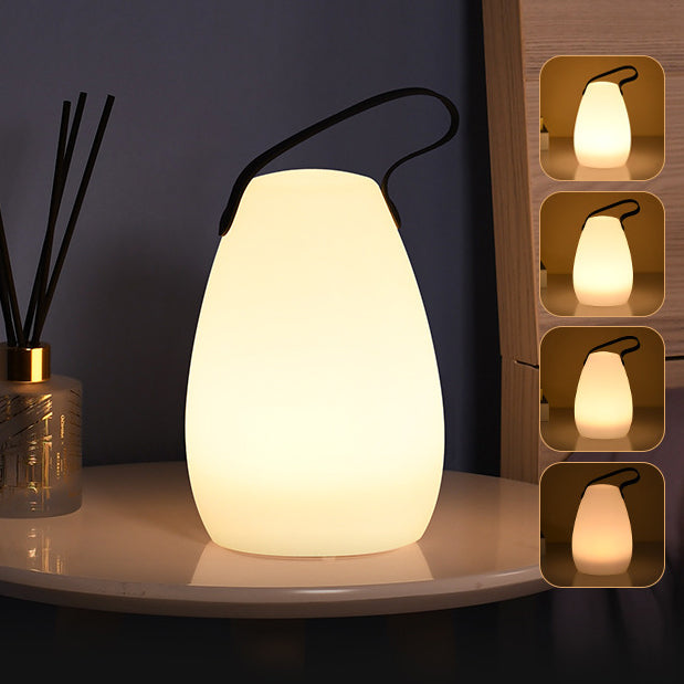 Moderne kreative einfache USB wiederaufladbare tragbare LED-Tischlampe mit 16 Farbwechseln 