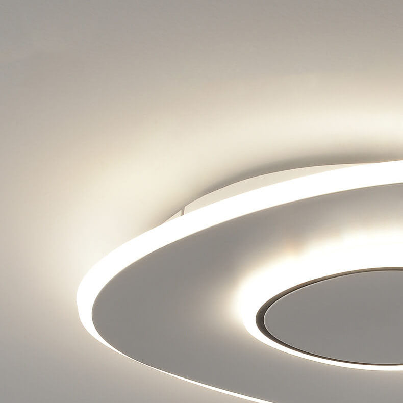 Modern Minimalist Square Round Ultra-Thin LED Flush Mount Ceiling Light