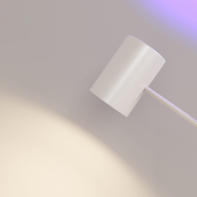 Moderne minimalistische Stangenhardware Acryl LED Stehende Stehlampe 