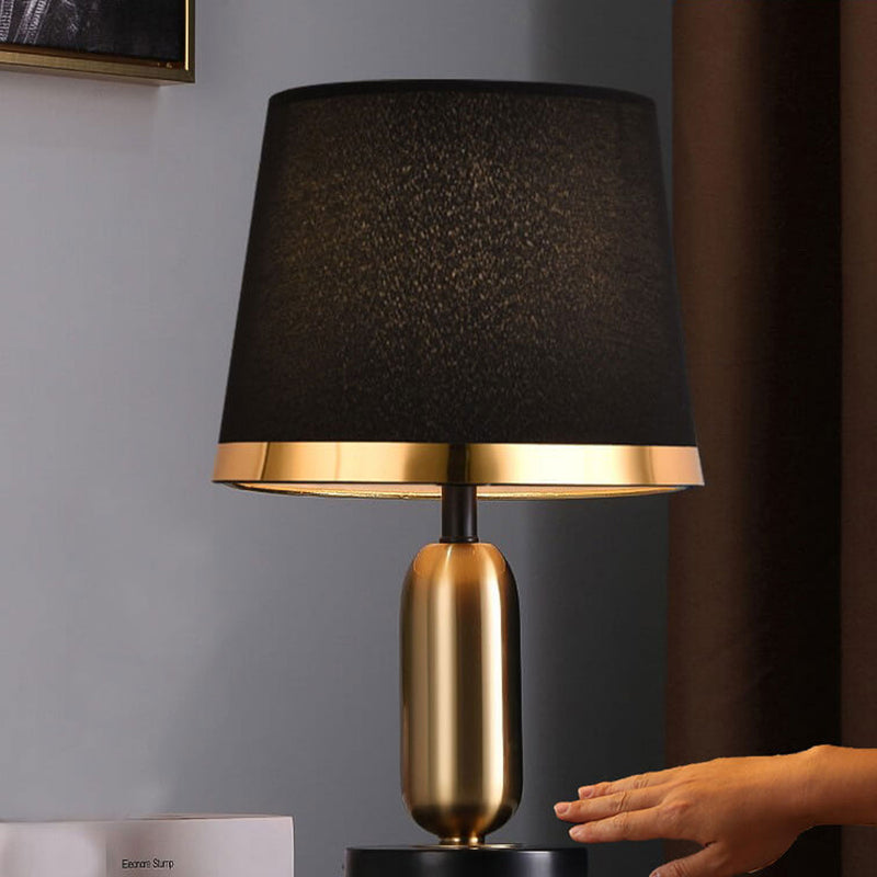 Lampe de Table 1 Lumière en Tissu Rétro Européen 
