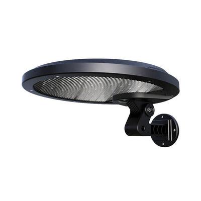 Solar Outdoor Human Sensor Round LED Patio Wall Sconce Lamp