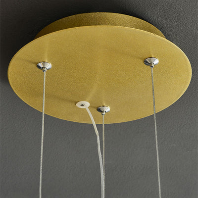 Contemporary Creative Ginkgo Leaf Iron Acrylic LED Pendant Light For Living Room