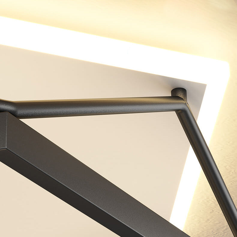 ضوء السقف LED بتصميم هندسي بسيط على الطراز الشمالي 