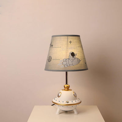 Modern Minimalist Space Astronaut Children's Resin Wrought Iron 1-Light Table Lamp