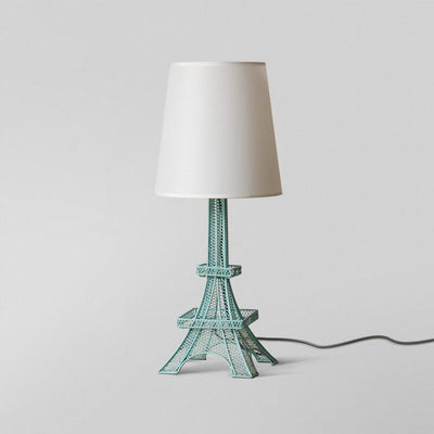 Modern Creative Eiffel Tower Fabric 1-Light Table Lamp