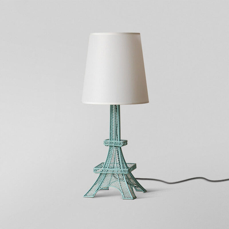 Modern Creative Eiffel Tower Fabric 1-Light Table Lamp