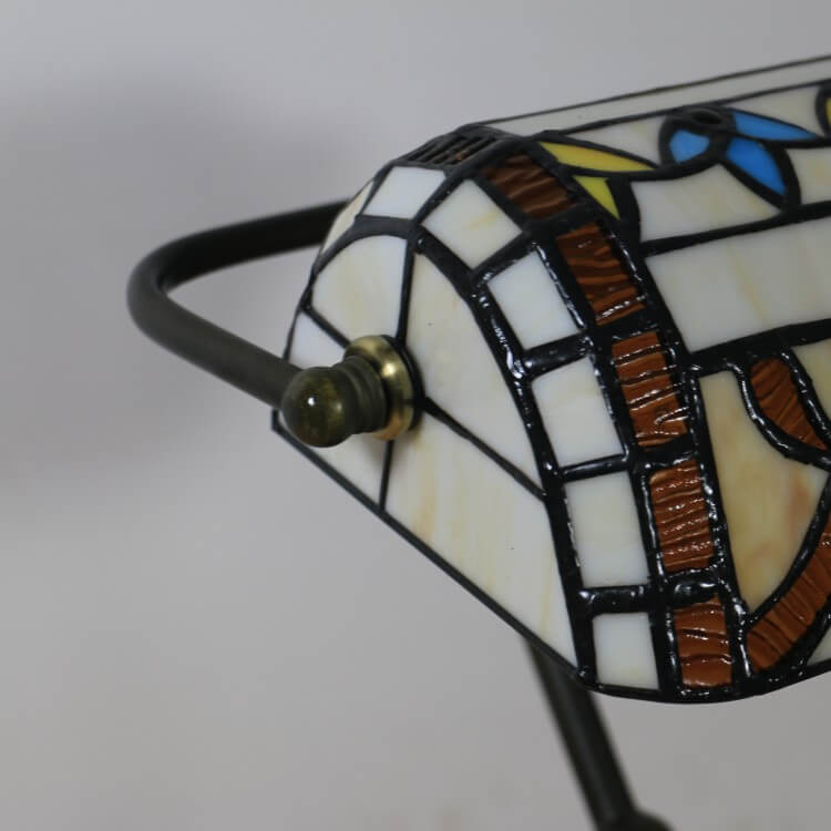 Vintage Creative Glass 1-Light Zipper Switch Tischlampe 