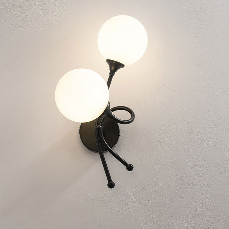 Modern Minimalist Knot Shape Design 2-Light Wall Sconce Lamp