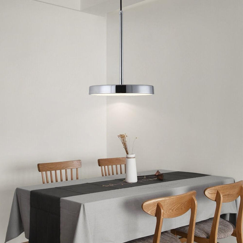 Modern Minimalist  Drum Metal LED Pendant Light